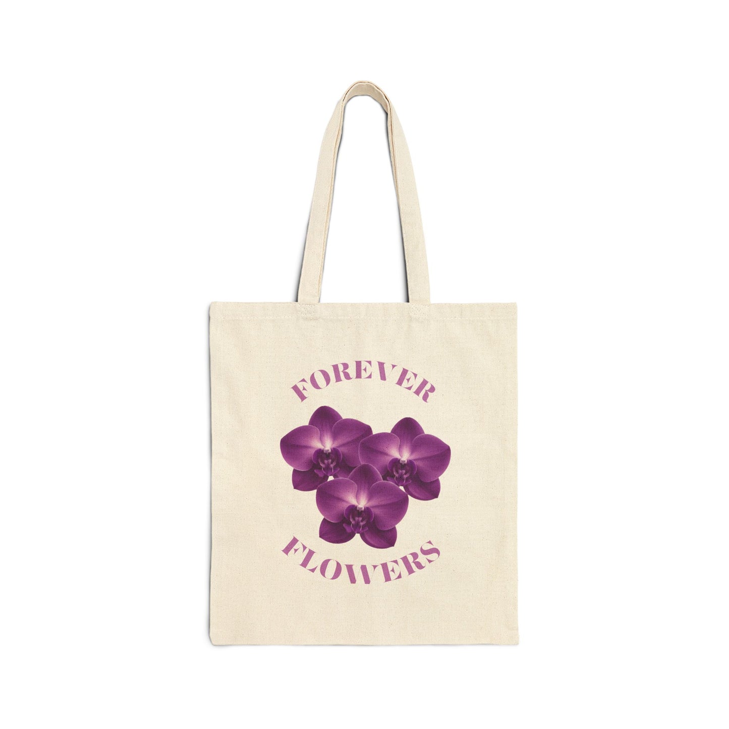 The Gratitude Cotton Tote Orchids Collection: Love Joy Gratitude