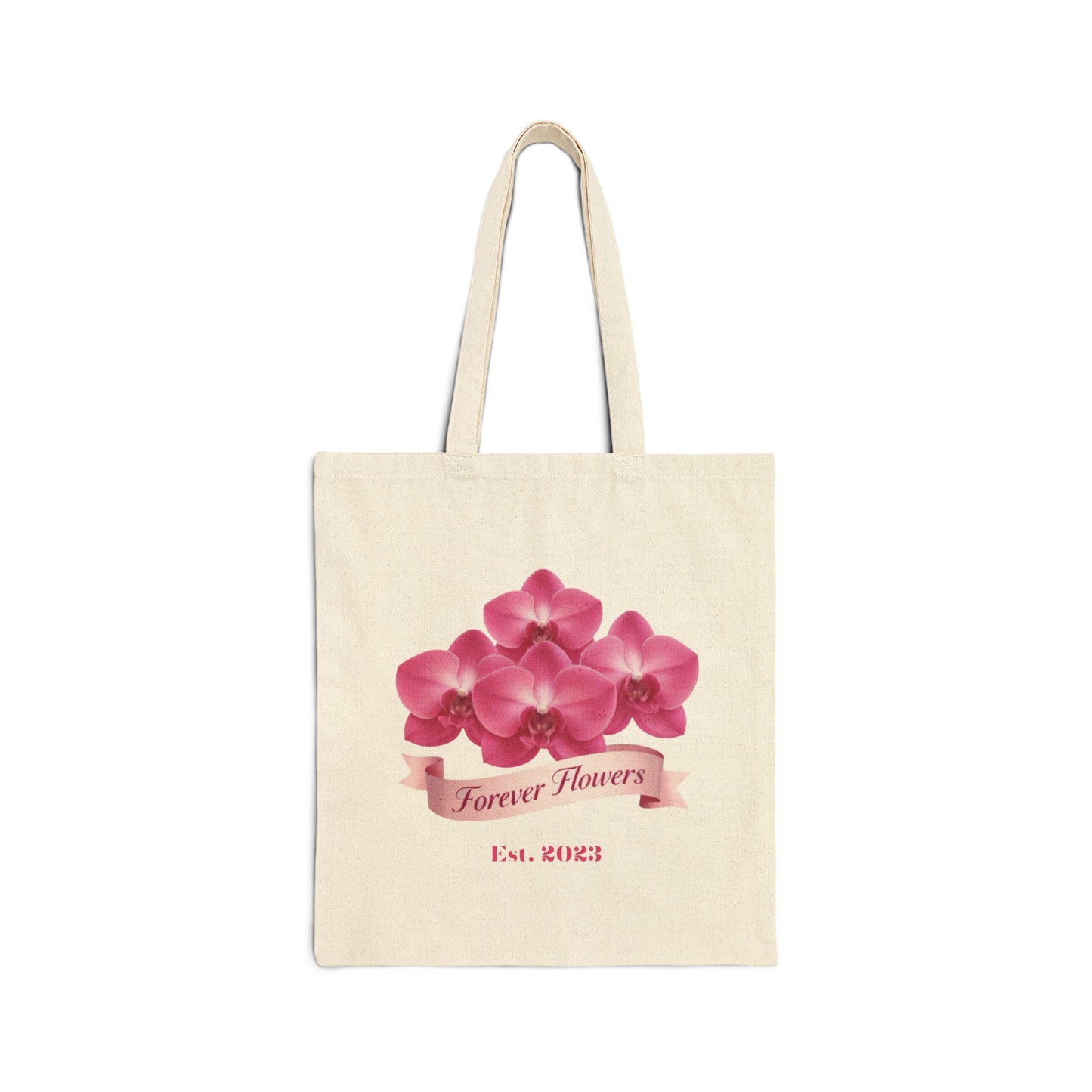 Lots of Joy Cotton Tote Bag | Orchids Collection Love Joy Gratitude