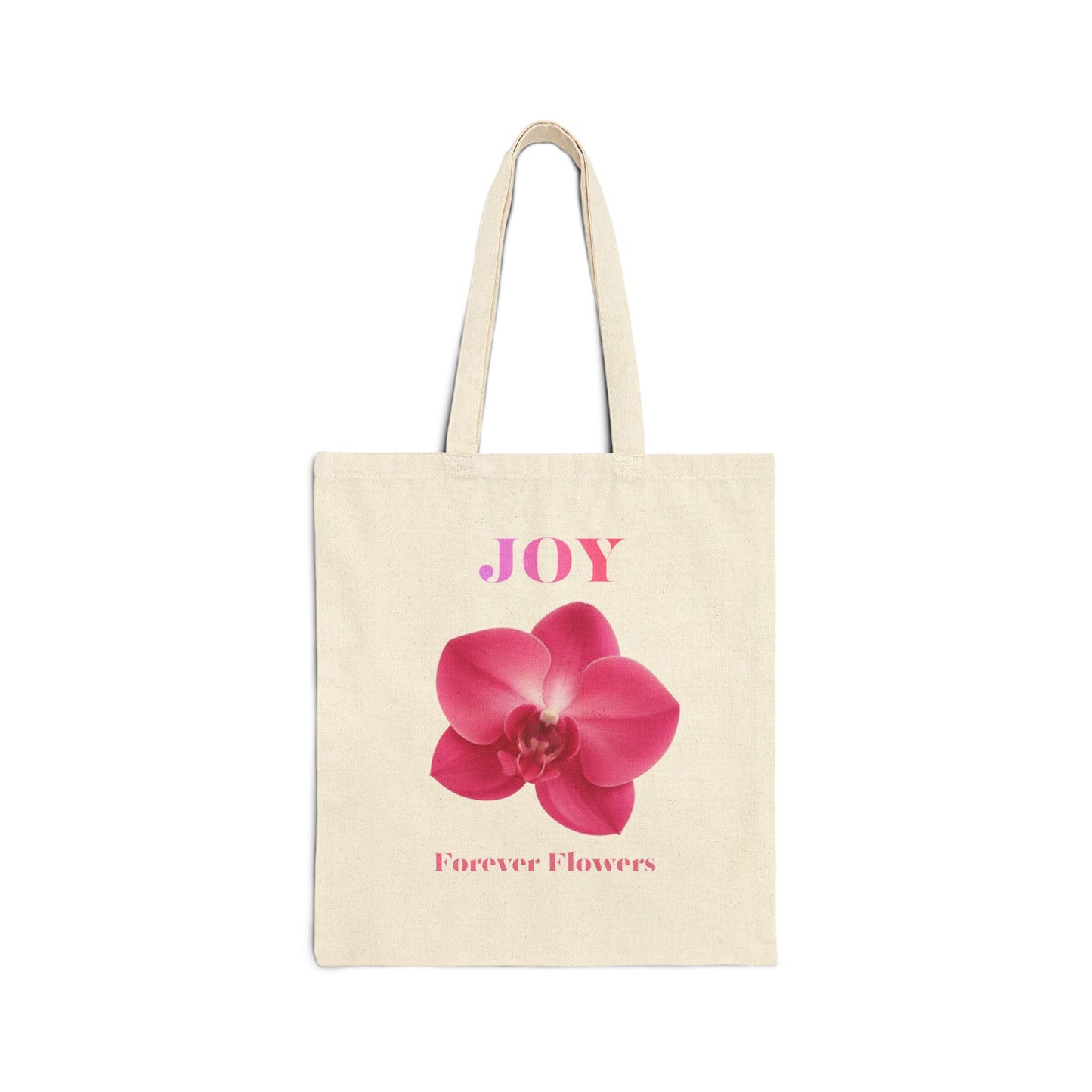 The Joy Cotton Tote | Orchid Collection: Love, Joy, Gratitude