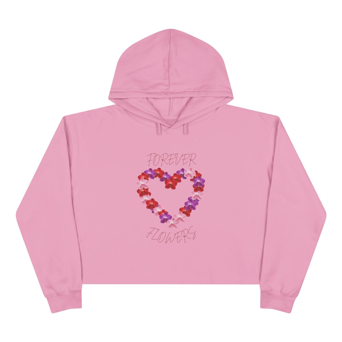 The Heart of All Things Cropped Hoodie | Orchid Collection Love Joy Gratitude