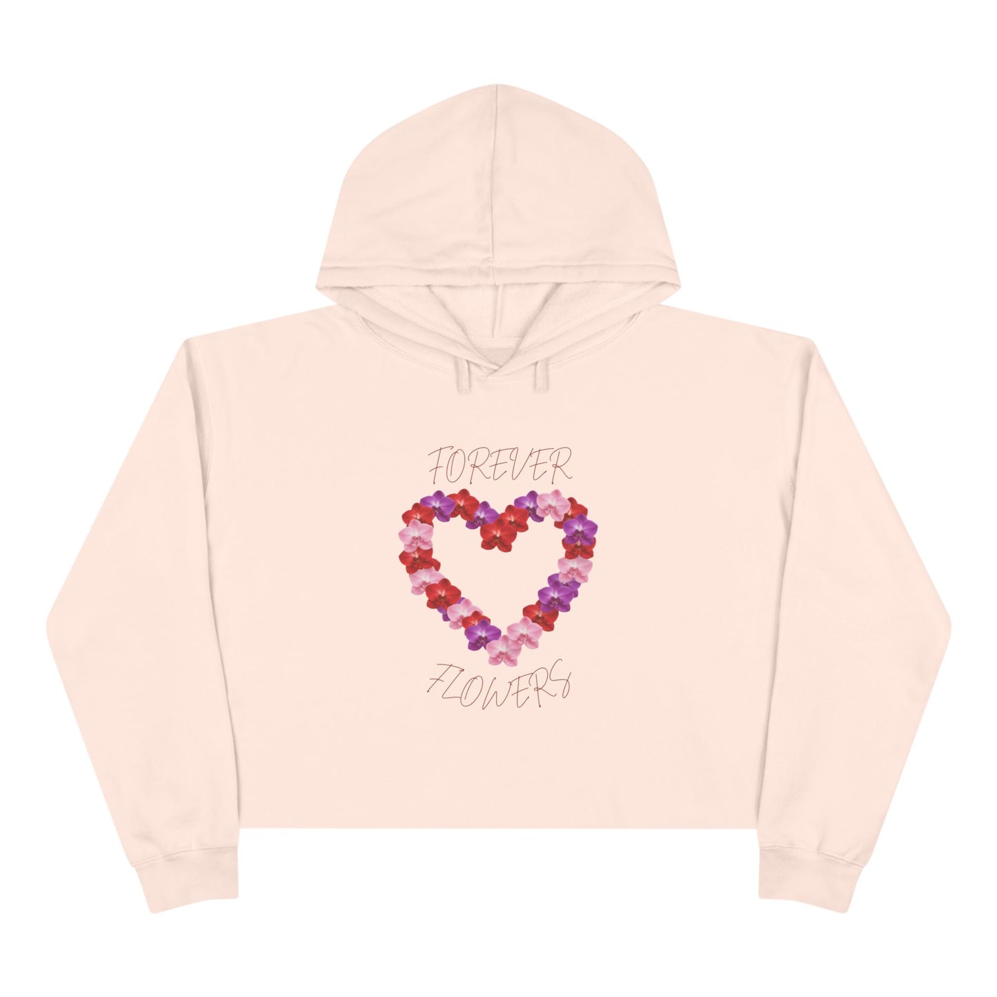 The Heart of All Things Cropped Hoodie | Orchid Collection Love Joy Gratitude