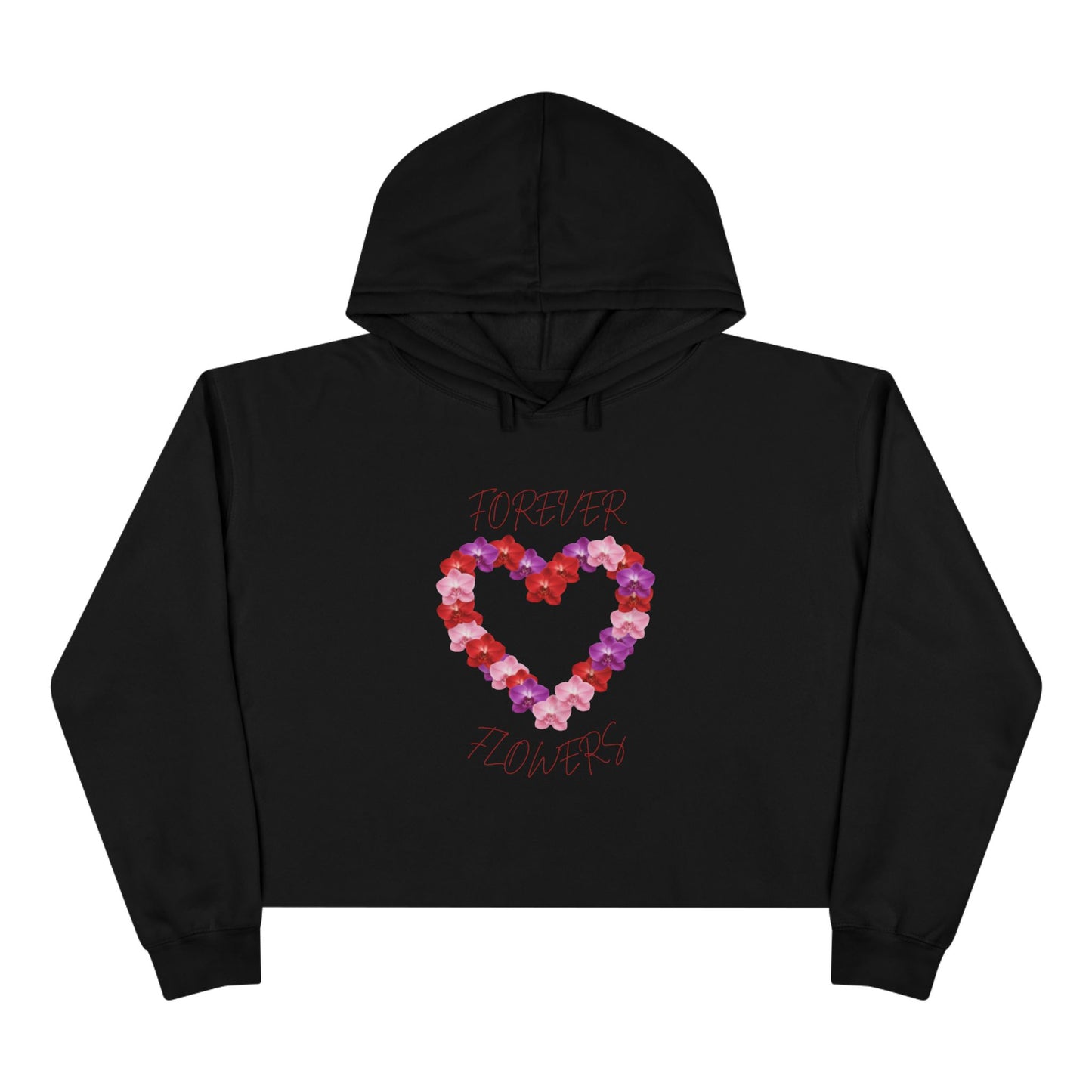 The Heart of All Things Cropped Hoodie | Orchid Collection Love Joy Gratitude