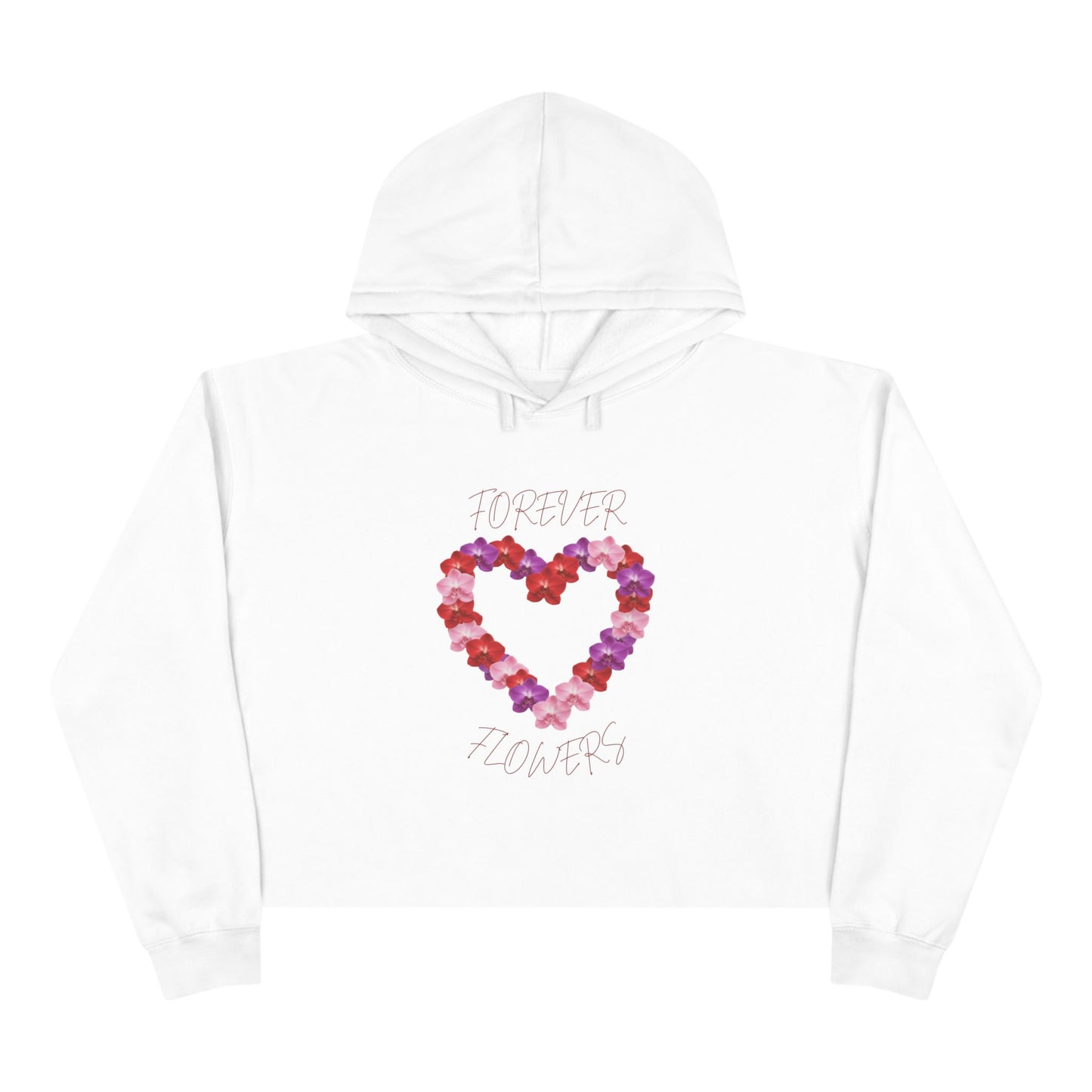The Heart of All Things Cropped Hoodie | Orchid Collection Love Joy Gratitude